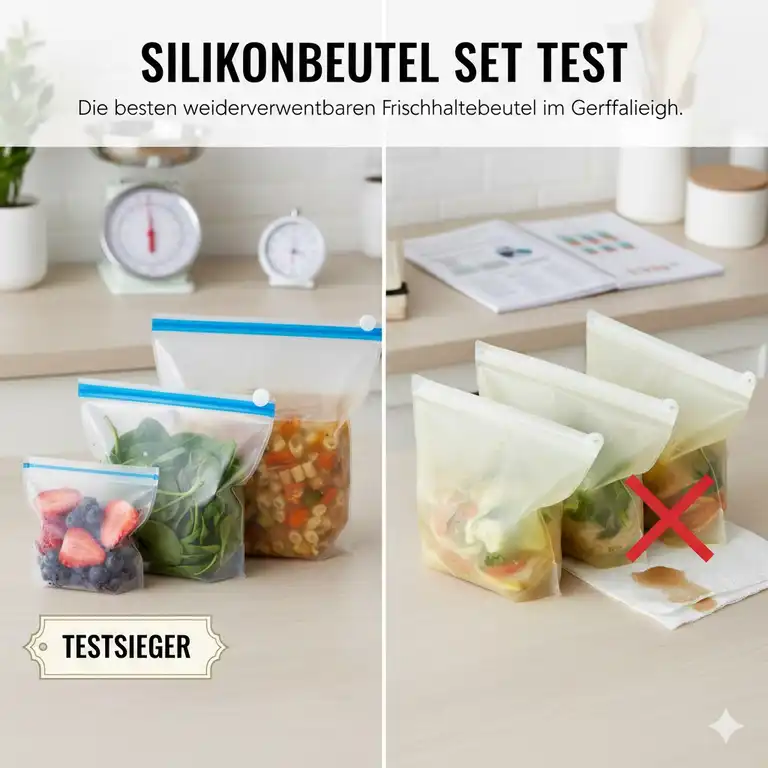 The silikonbeutel set test result: Best reusable silicone bags compared for sealing and durability.