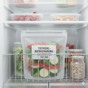 Lagerung von Beeren im Gefrierschrank: So hält der silikonbeutel test 2026 Dichtigkeit und Gefrierleistung stand.