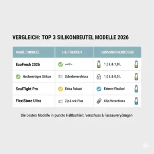 Top-Modelle für das Jahr: silikonbeutel empfehlung 2026 für Haltbarkeit, Verschluss und Fassungsvermögen.