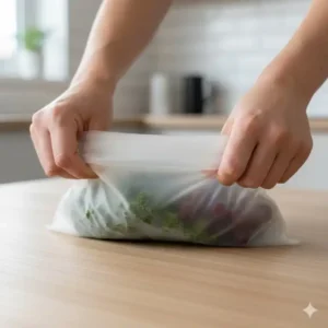 silikonbeutel-test-material Detailaufnahme der Materialqualität im wiederverwendbare silikonbeutel test für Langlebigkeit.