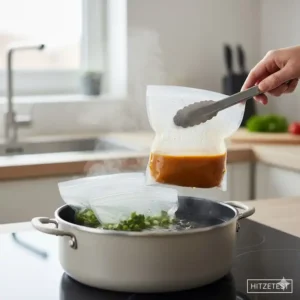 Die Hitzebeständigkeit im silikon lebensmittelbeutel test beim Erhitzen von Speisen.