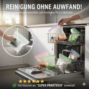 Tipps zur einfachen Reinigung direkt aus silikonbeutel bewertungen entnommen.