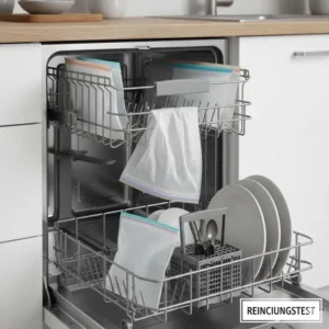 Einfache Reinigung der Beutel im silikon lebensmittelbeutel test innerhalb der Spülmaschine.