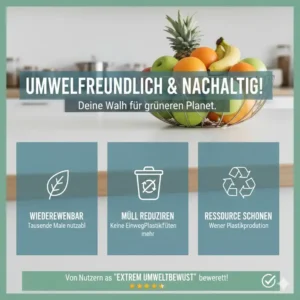 Der ökologische Vorteil von Silikonbeuteln in silikonbeutel bewertungen.