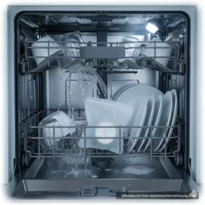 Ein silikonbeutel klein in der Spülmaschine zur einfachen und hygienischen Reinigung.