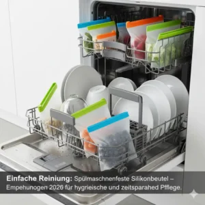 Spülmaschinenfeste Reinigung: Die hygienische silikonbeutel empfehlung 2026 für einfache Pflege.