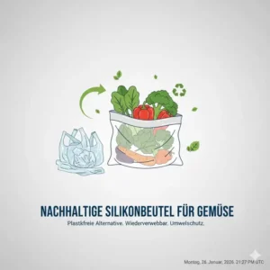 Die umweltfreundliche Alternative: Wiederverwendbare silikonbeutel für gemüse statt Einwegplastik.