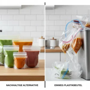 Der ökologische Vorteil: silikonbeutel für suppen statt Einwegplastik.