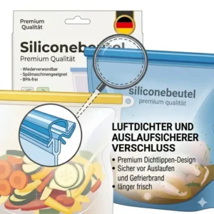 Hitzebeständige und kälteunempfindliche silikonbeutel premium qualität für die Mikrowelle.