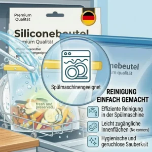 Perfekte Organisation und Meal Prep mit den silikonbeutel premium qualität.