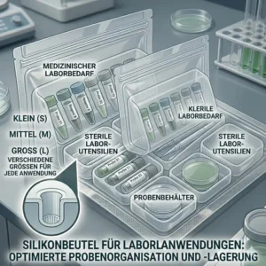 Verschiedene Größen verfügbar für ein medizinisches silikonbeutel Set.