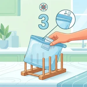 4. Correct storage tips in a dry place to silikonbeutel schimmel vermeiden.
