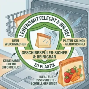 A cost-comparison chart illustrating the significant long-term financial savings of switching to an affordable stasher silikonbeutel alternative over disposable plastic.