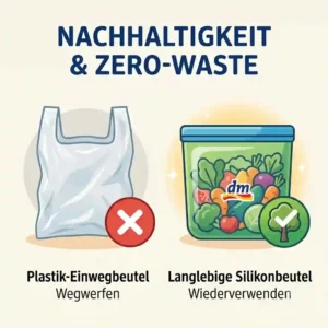 Sustainable silikonbeutel dm as an eco-friendly and long-lasting alternative to single-use plastic bags